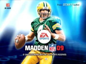 Madden NFL 09 screen shot title